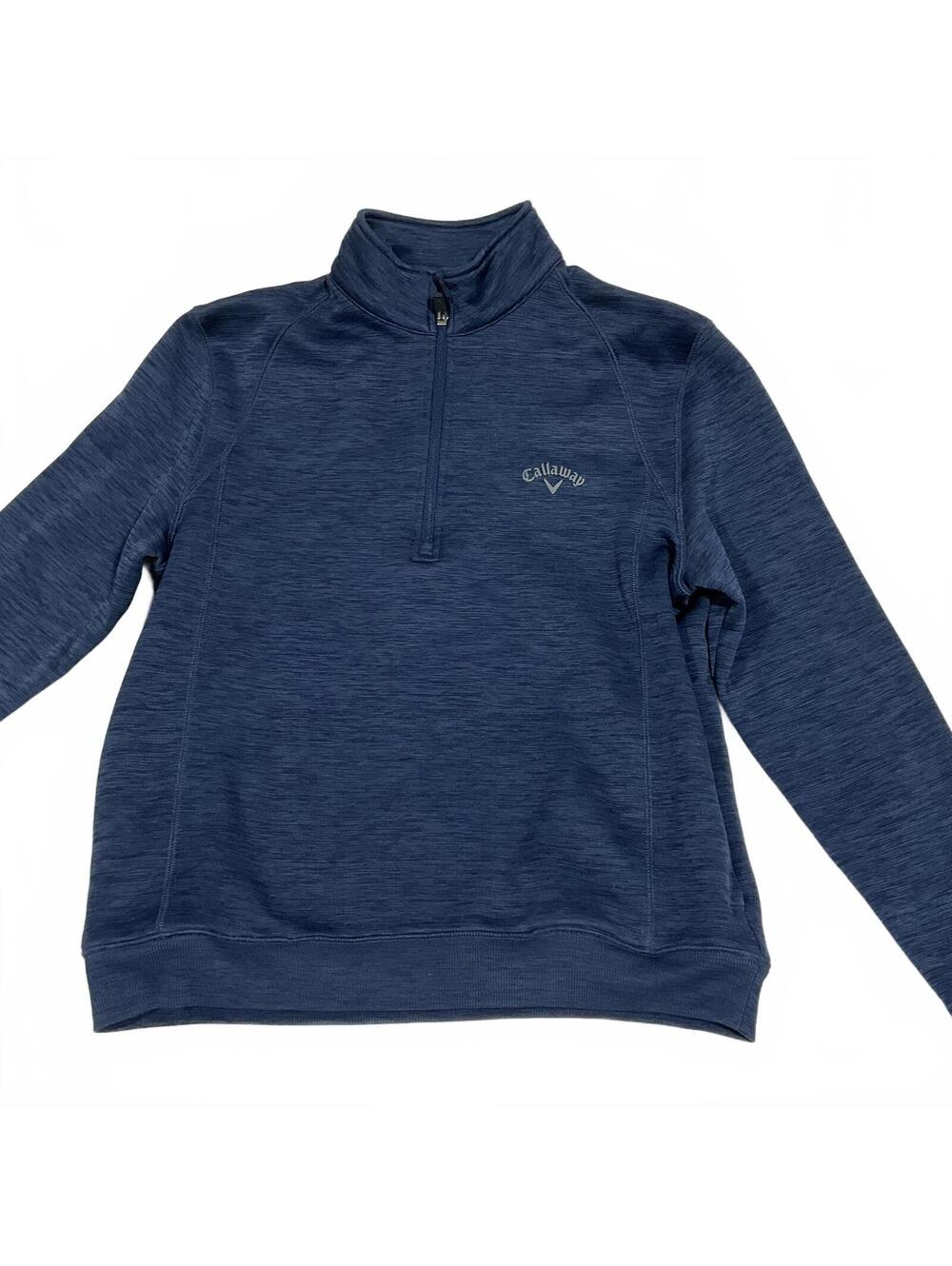 Callaway Men's Navy Blue 1/4 Zip Pullover Sweatshirt Small b34